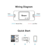 Sonoff Basic R3 <br> מתג אלחוטי חכם דור חדש - systems-il